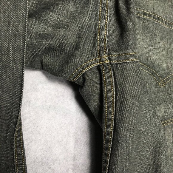 Levi's Men's Bootcut Jeans - Olive Green (Grey) - Picture 13 of 14